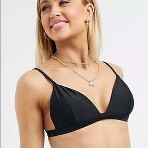 Hollister black bikini top